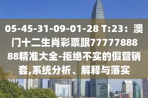 05-45-31-09-01-28 T:23：澳門十二生肖彩票跟7777788888精準(zhǔn)大全-拒絕不實(shí)的假營銷套,系統(tǒng)分析、解釋與落實(shí)