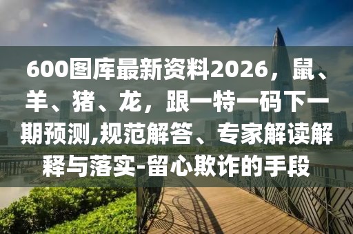 600圖庫最新資料2026，鼠、羊、豬、龍，跟一特一碼下一期預(yù)測,規(guī)范解答、專家解讀解釋與落實-留心欺詐的手段